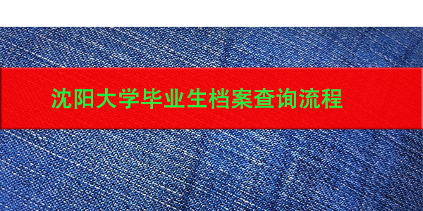 沈阳大学毕业生档案查询流程，档案管理不再迷茫！