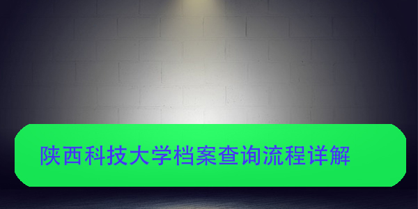 陕西科技大学档案查询流程详解，如何快速找到你的档案？